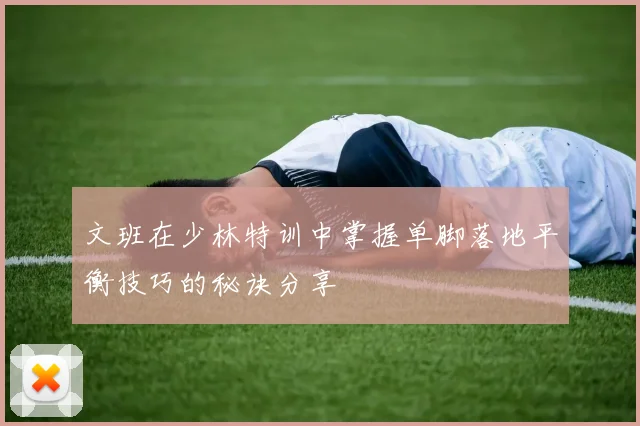 文班在少林特训中掌握单脚落地平衡技巧的秘诀分享